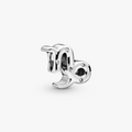 Capricorn Zodiac Silver Charm w CZ 798423C01 (High Resolution)