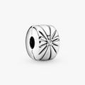 Sterling silver clip with clear cubic zirconia 798614C01 (High Resolution)