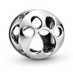 Paw Prink Openwork Silver Charm 798869C00