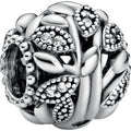 Family Tree Openwork Silver Charm w CZ 798879C01