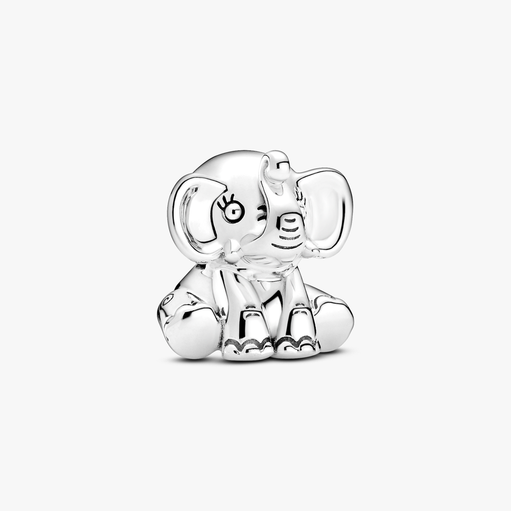 Ellie The Elephant Silver Charm 799088C00 (High Resolution)