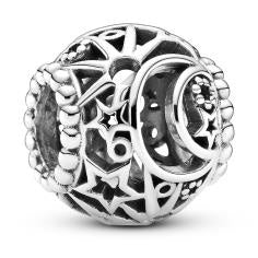 Moon   Star Silver Charm 799183C00