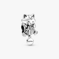 Kitten and Yarn Ball Silver Charm w Hanging Tail 799535C00 (High Resolution)