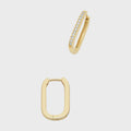 9ct Gold Cubic Zirconia Huggies M3306
