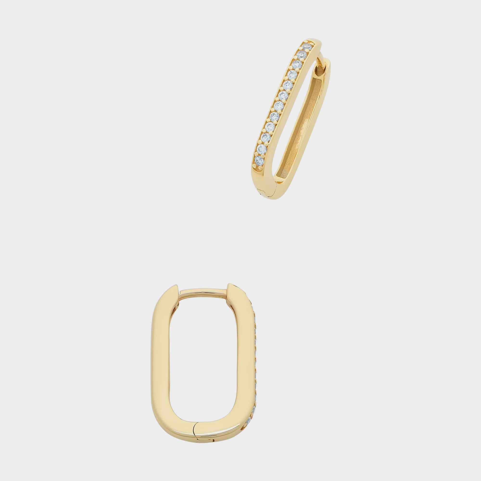 9ct Gold Cubic Zirconia Huggies M3306