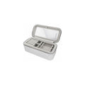 Jewellery travel box grey A012 (High Resolution)