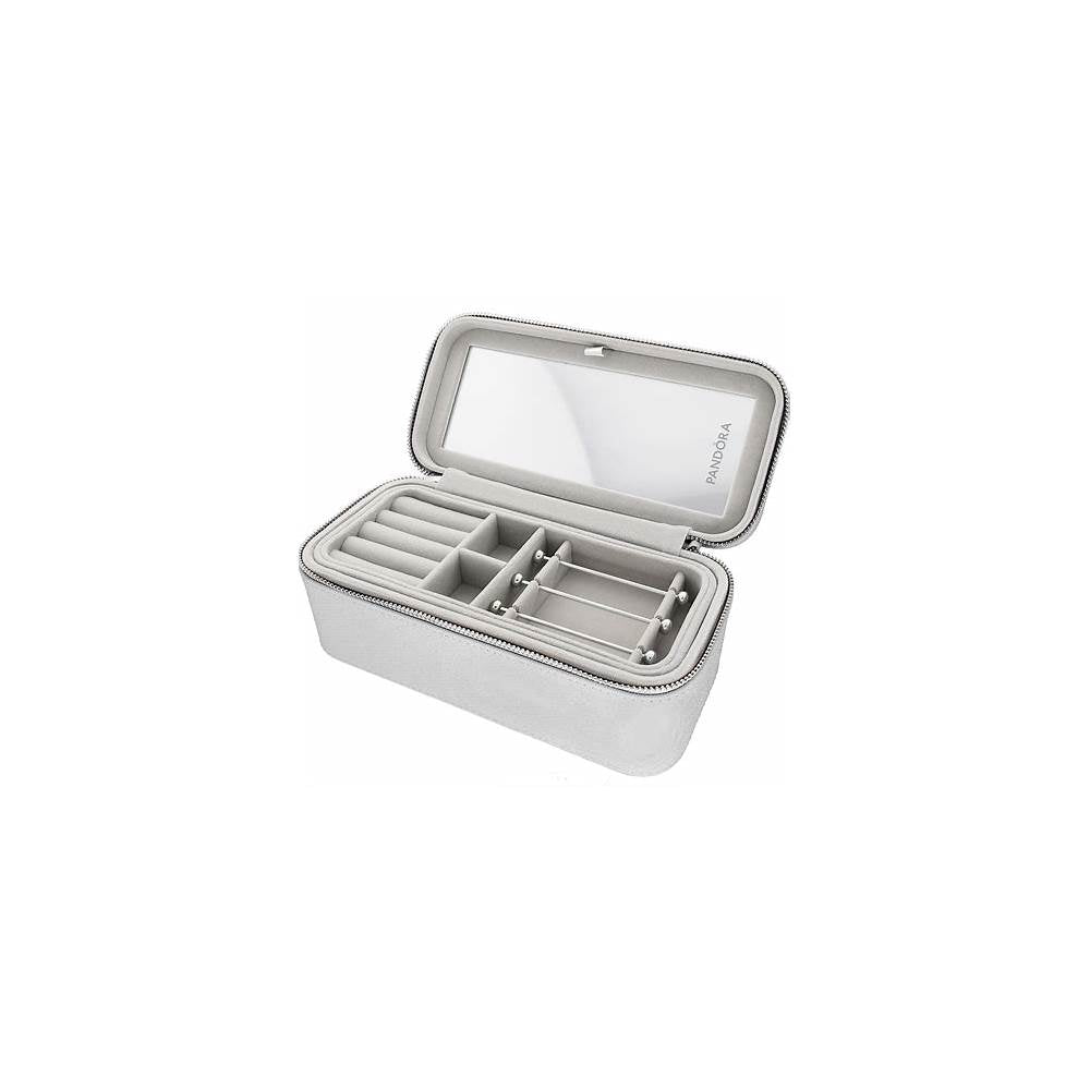 Jewellery travel box grey A012 (High Resolution)