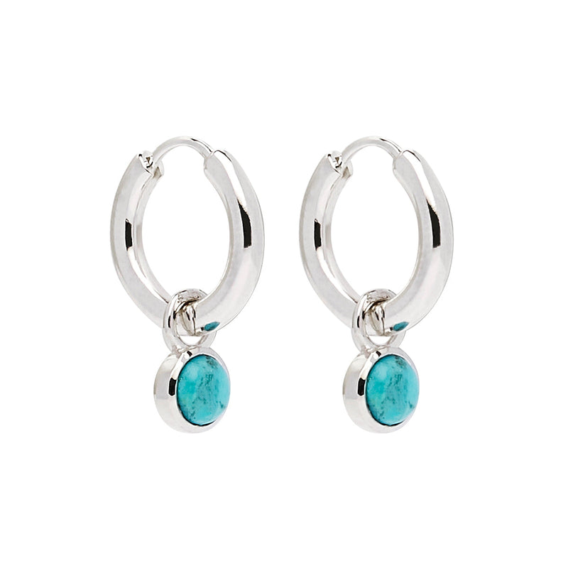 Najo Heavenly Turquoise Silver Earrings