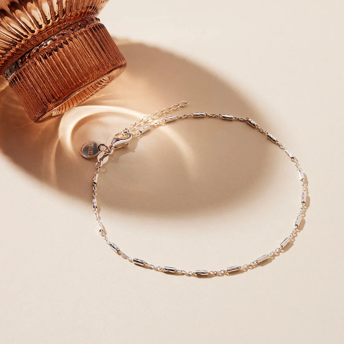Equilibrium Chain Anklet - Silver A7115