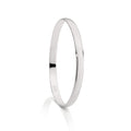 Silver 6mm solid bangle 70mm