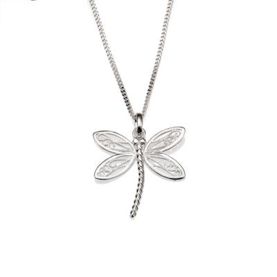 SS dragonfly pendant AG00291