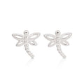 SS dragonfly studs AG00742