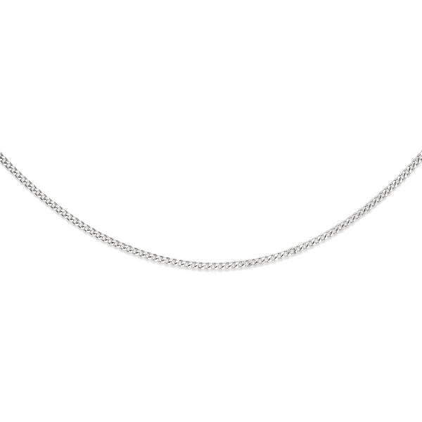 Sterling silver curb link chain