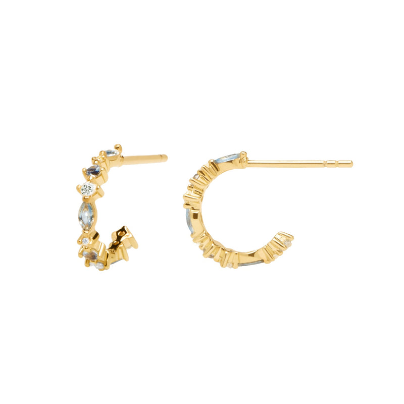 PDPAOLA Ombré Gold Earrings