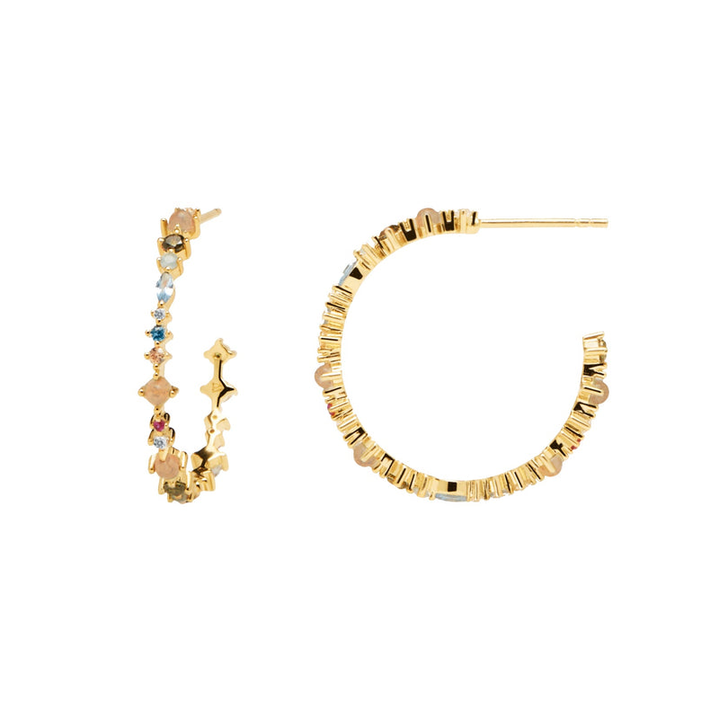 PDPAOLA Halo Gold Earrings