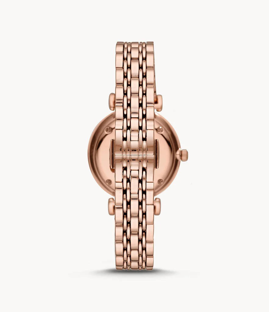 Rose Gold Tone Analogue Watch AR11244