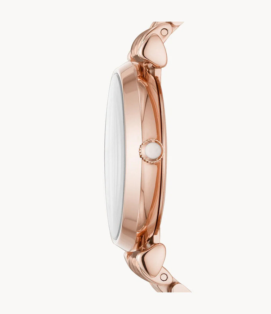Rose Gold Tone Analogue Watch AR11244