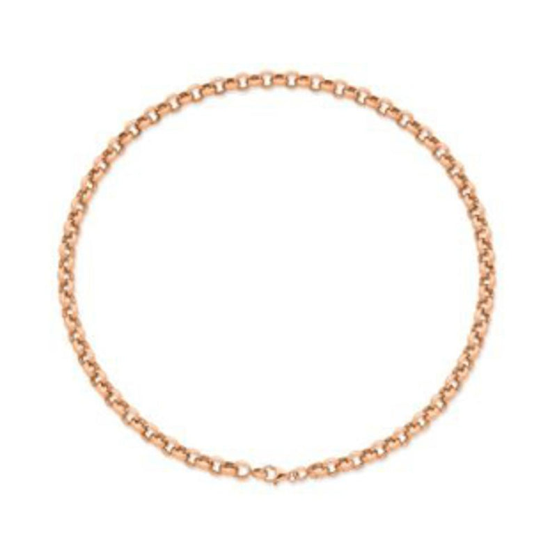 9Ct Rose Gold Silver Filled Chain