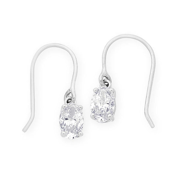 Sterling Silver Cubic Zirconia Earrings