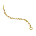 9Ct Gold Silver Filled Belcher Bracelet