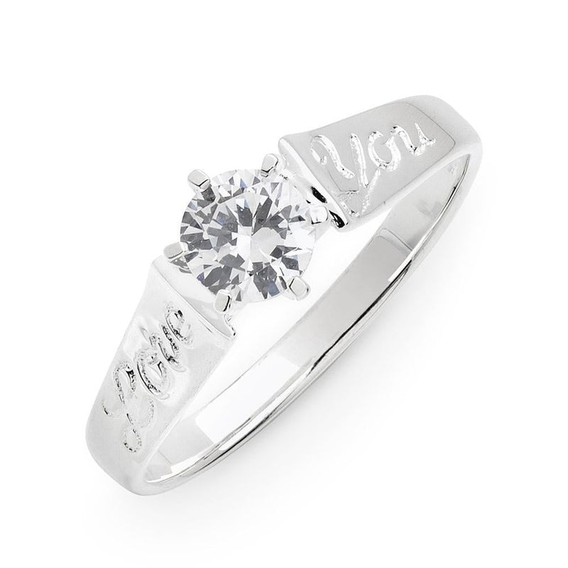 Sterling Silver Cubic Zirconia Ring