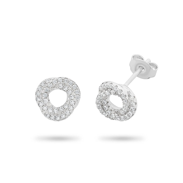 Sterling Silver Cubic Zirconia Earrings