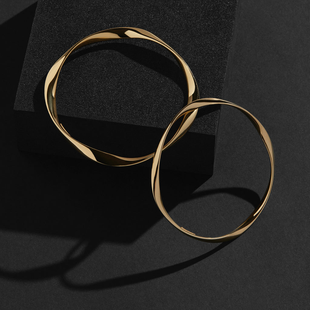 NAJO Garden of Eden Bangle Colour: Yellow Gold B5134