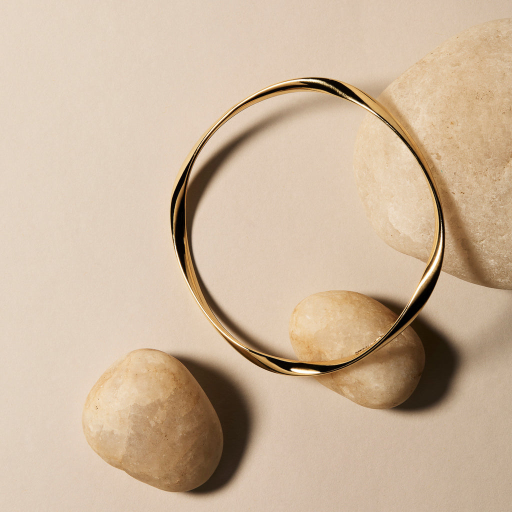 NAJO Garden of Eden Bangle Colour: Yellow Gold B5134
