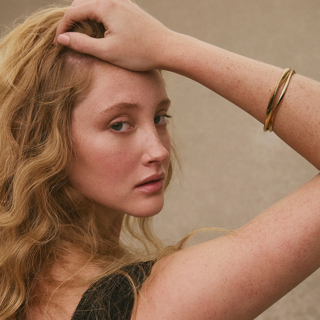 NAJO Garden of Eden Bangle Colour: Yellow Gold B5134