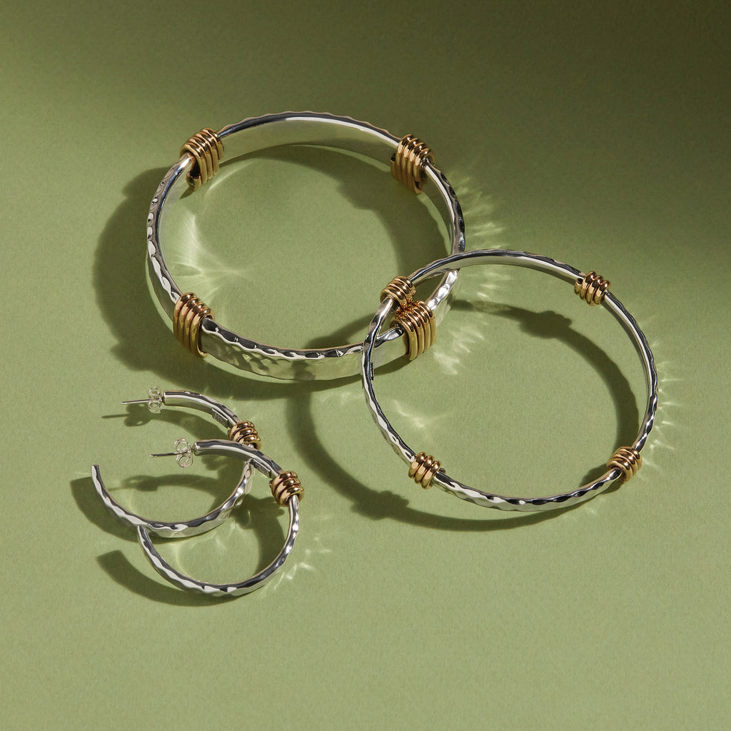 NAJO Tumbaga Amarres Wide Bangle B6130-68