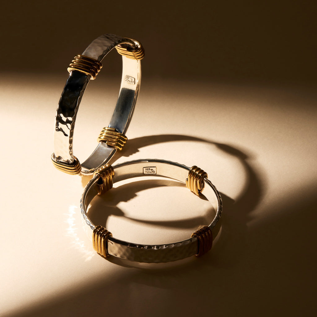 NAJO Tumbaga Amarres Wide Bangle B6130-68