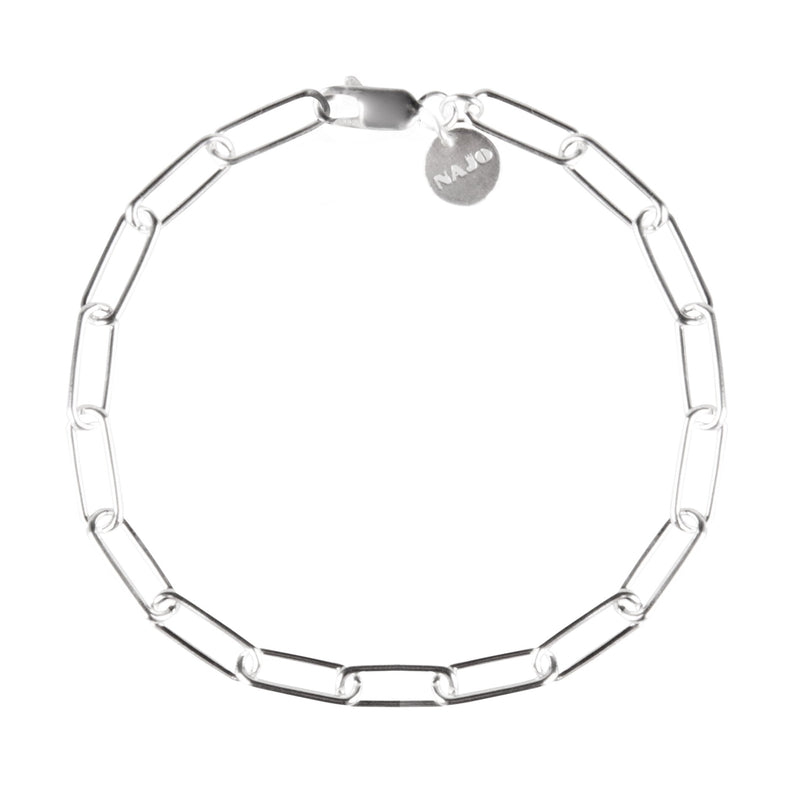 Najo Sterling Silver Vista Chain Bracelet