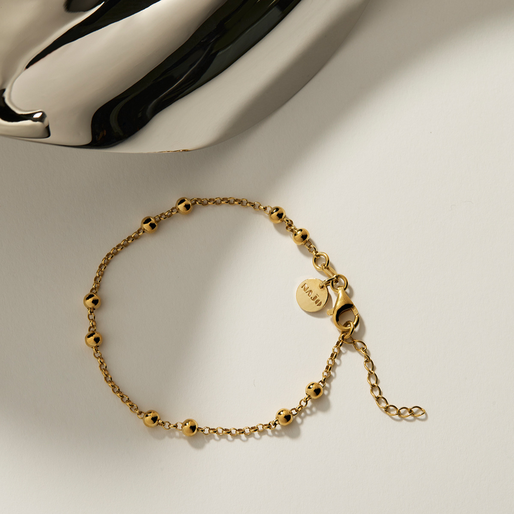 Mattina Single Bracelet Gold Plated
