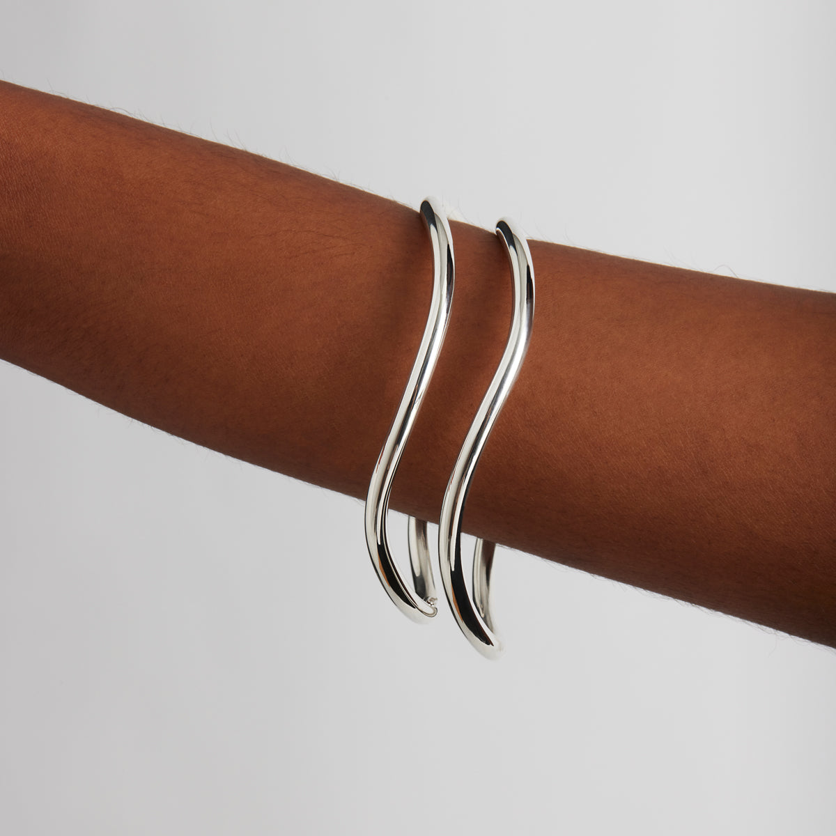 NAJO Island of Dreams Silver Bangle (65mm)