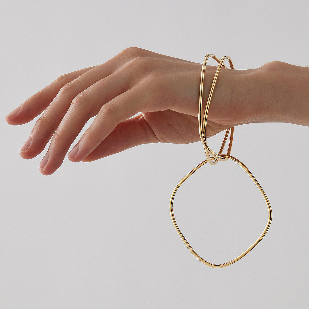 NAJO Galaxy Bangle Yellow Gold B7201