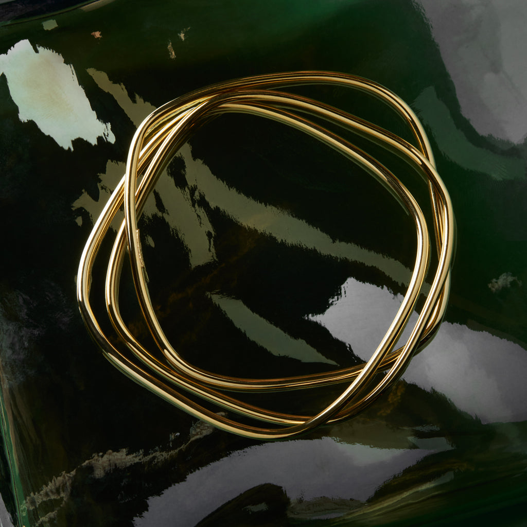 NAJO Galaxy Bangle Yellow Gold B7201