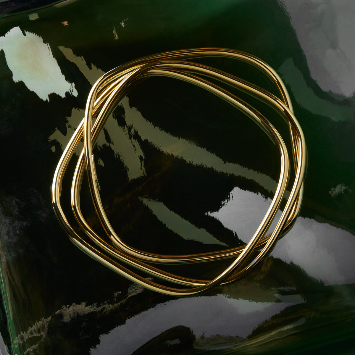NAJO Galaxy Bangle Yellow Gold B7201