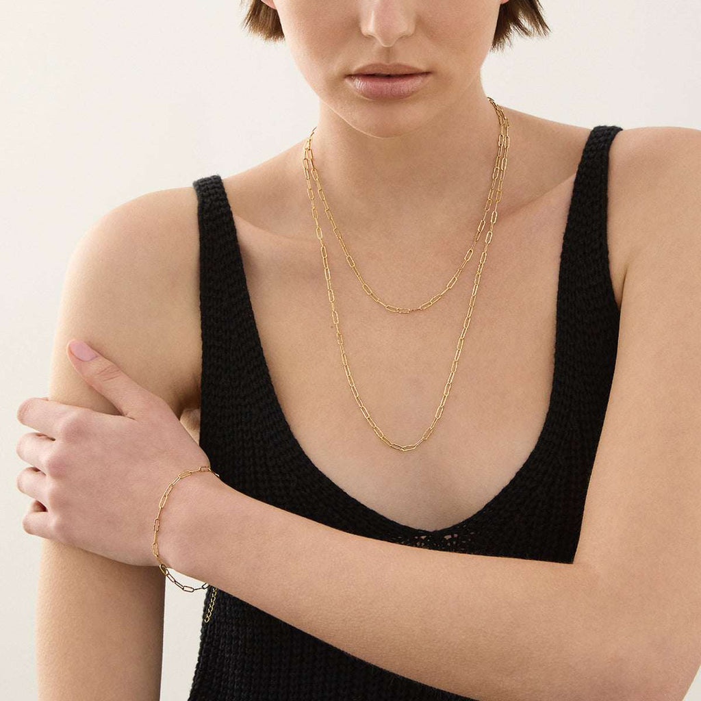 Rivière Bracelet Yellow Gold plated B7345