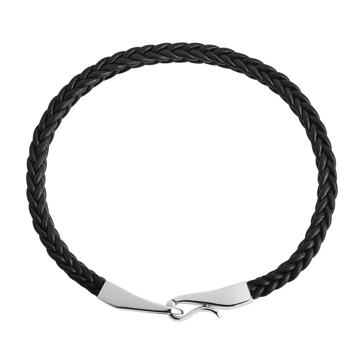 NAJO Helix Mens Black Bracelet (21cm) B9000