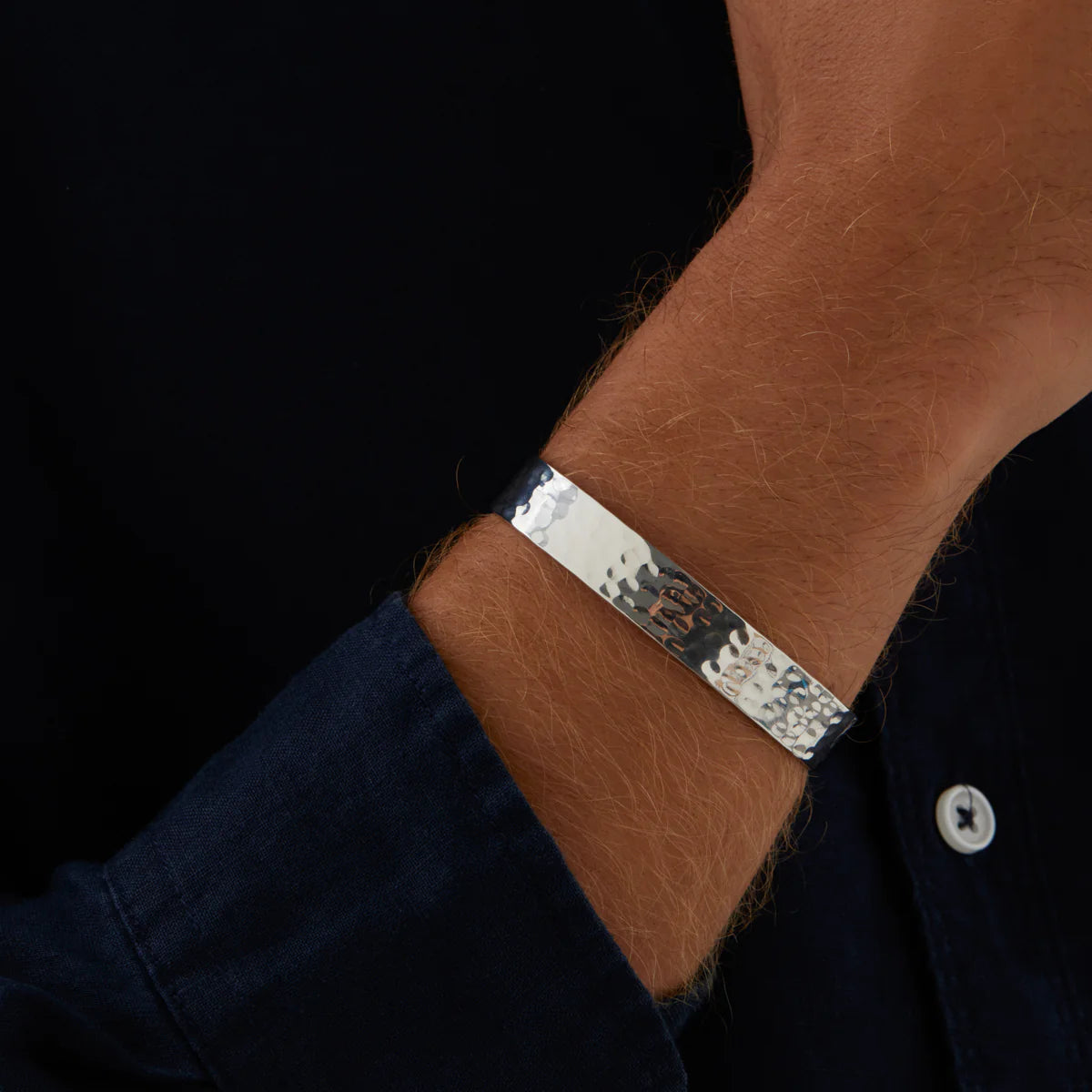 Sierra Men’s Silver Cuff B9004