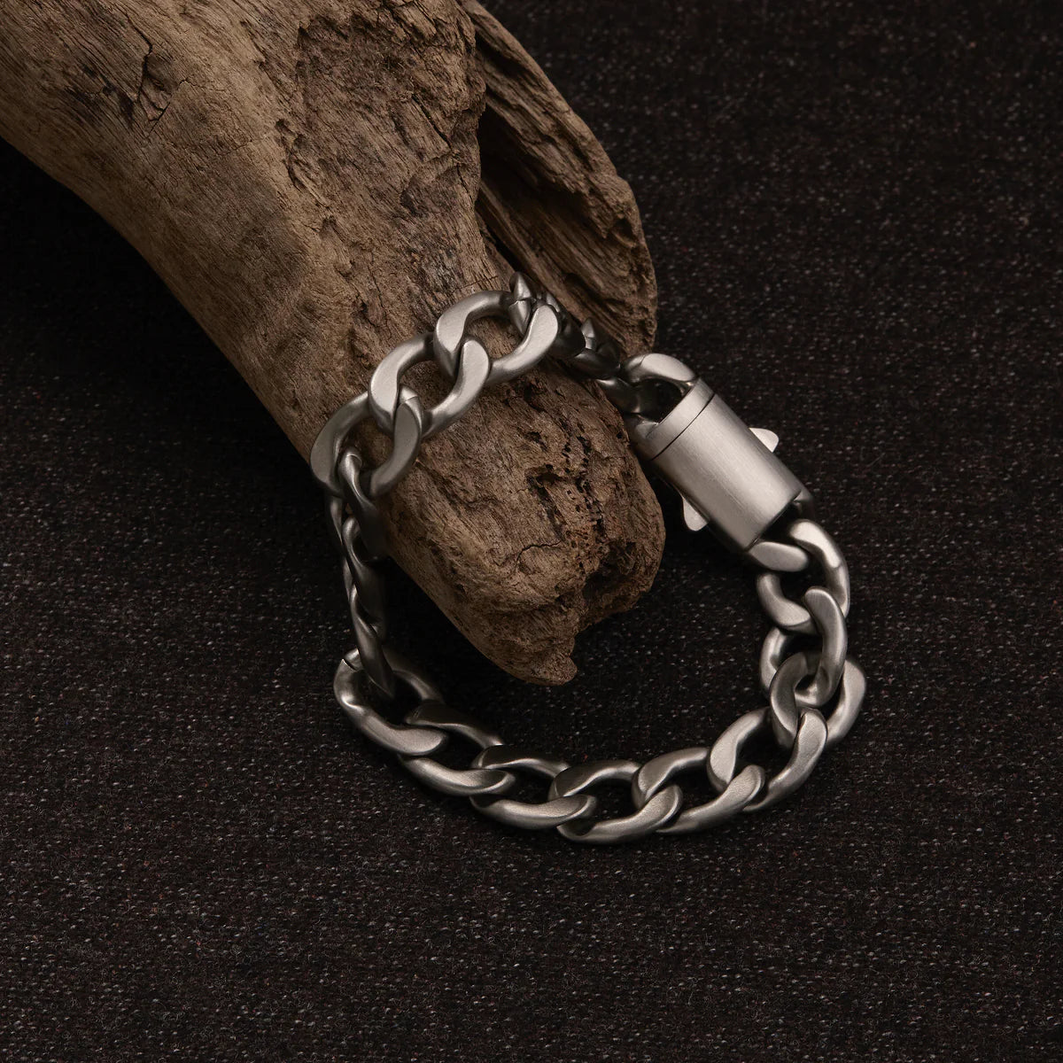 Forge Men's Steel Chain Bracelet B9043