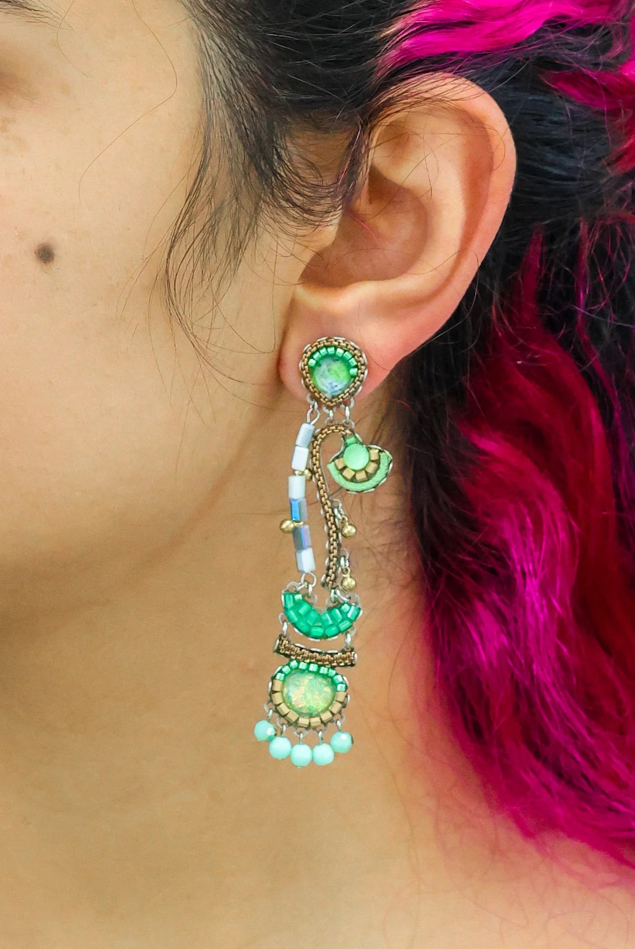 Seagrass Set, Seeded Earrings, Lassia C2350