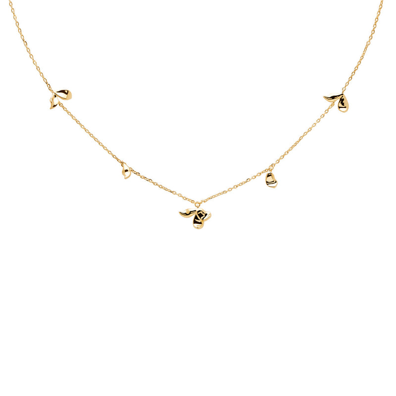 PDPAOLA Jasmine Gold Necklace