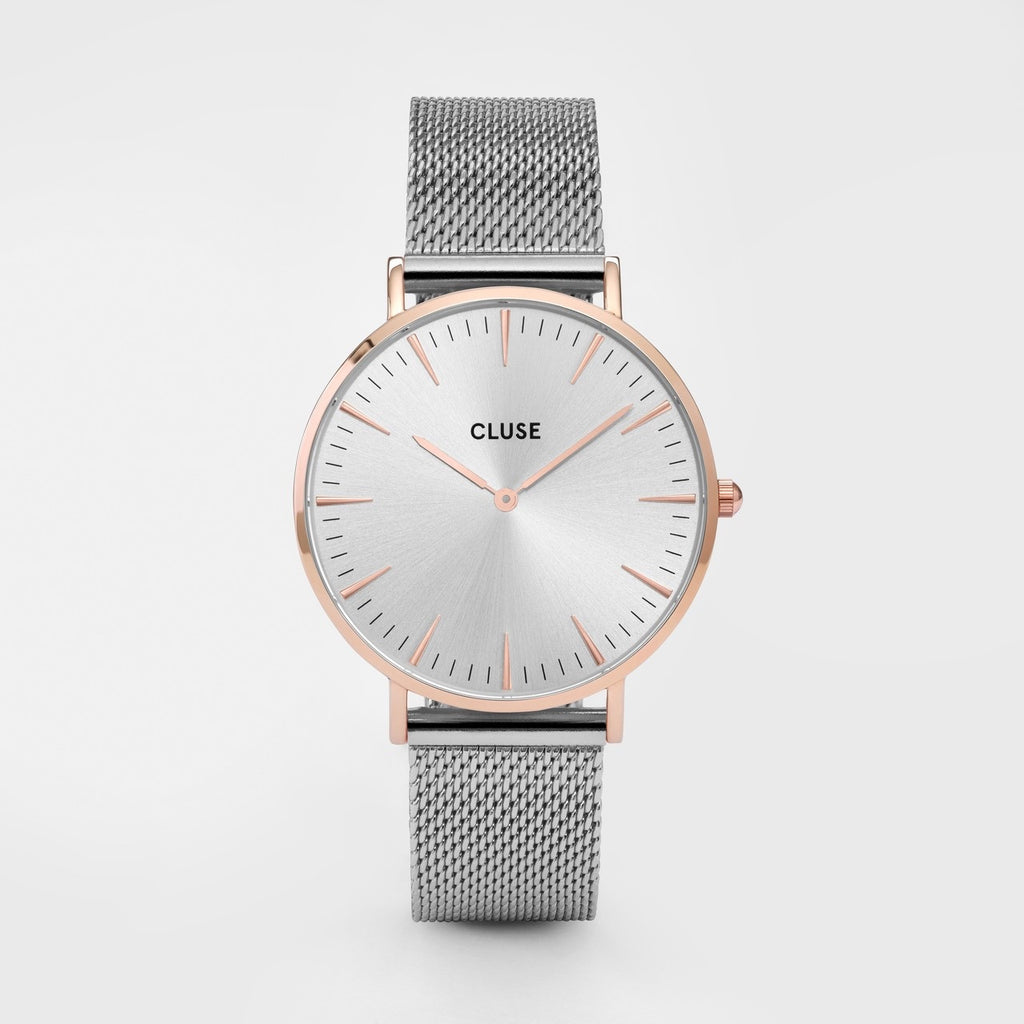 CLUSE Boho Chic Mesh Rose Gold/Silver CW0101201006