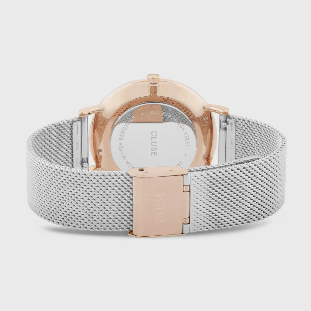 CLUSE Boho Chic Mesh Rose Gold/Silver CW0101201006