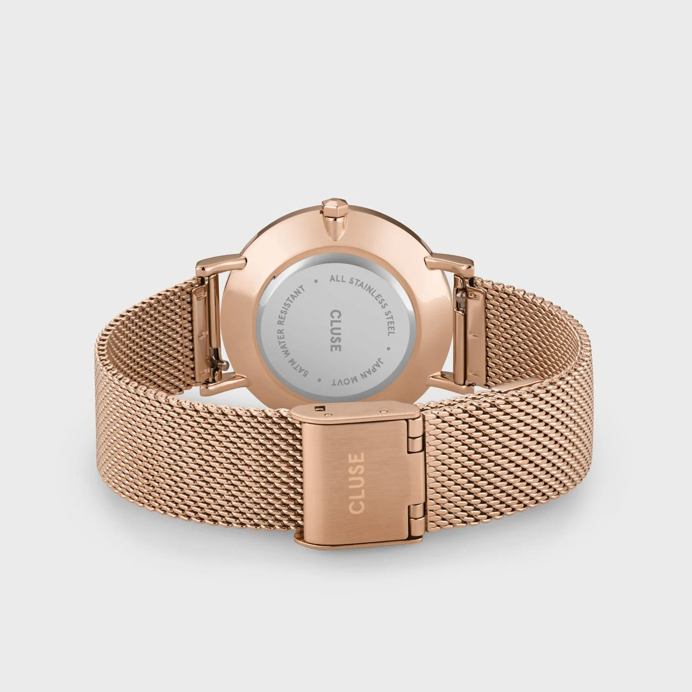 Cluse Minuit Mesh Rose gold/White CW0101203001