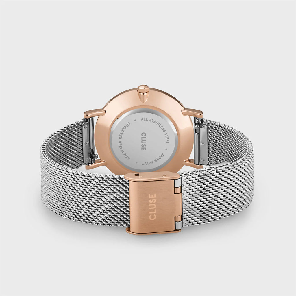 CLUSE- minuit mesh rose gold/silver CW0101203004