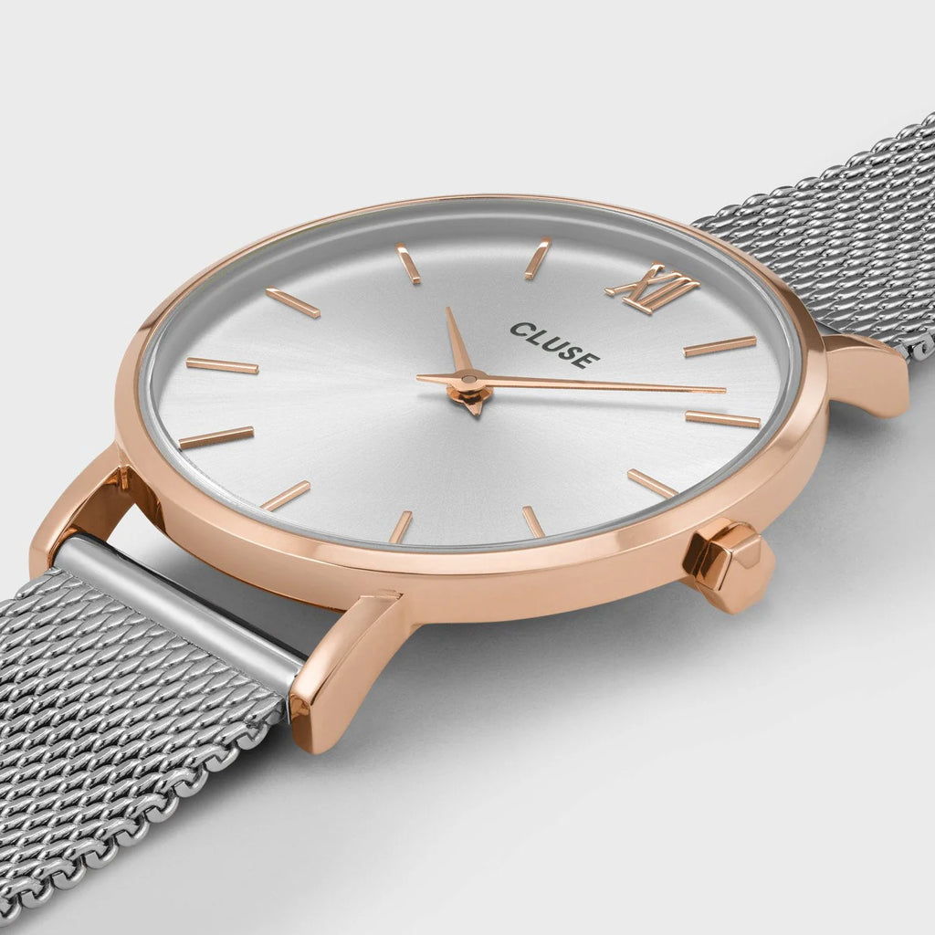 CLUSE- minuit mesh rose gold/silver CW0101203004