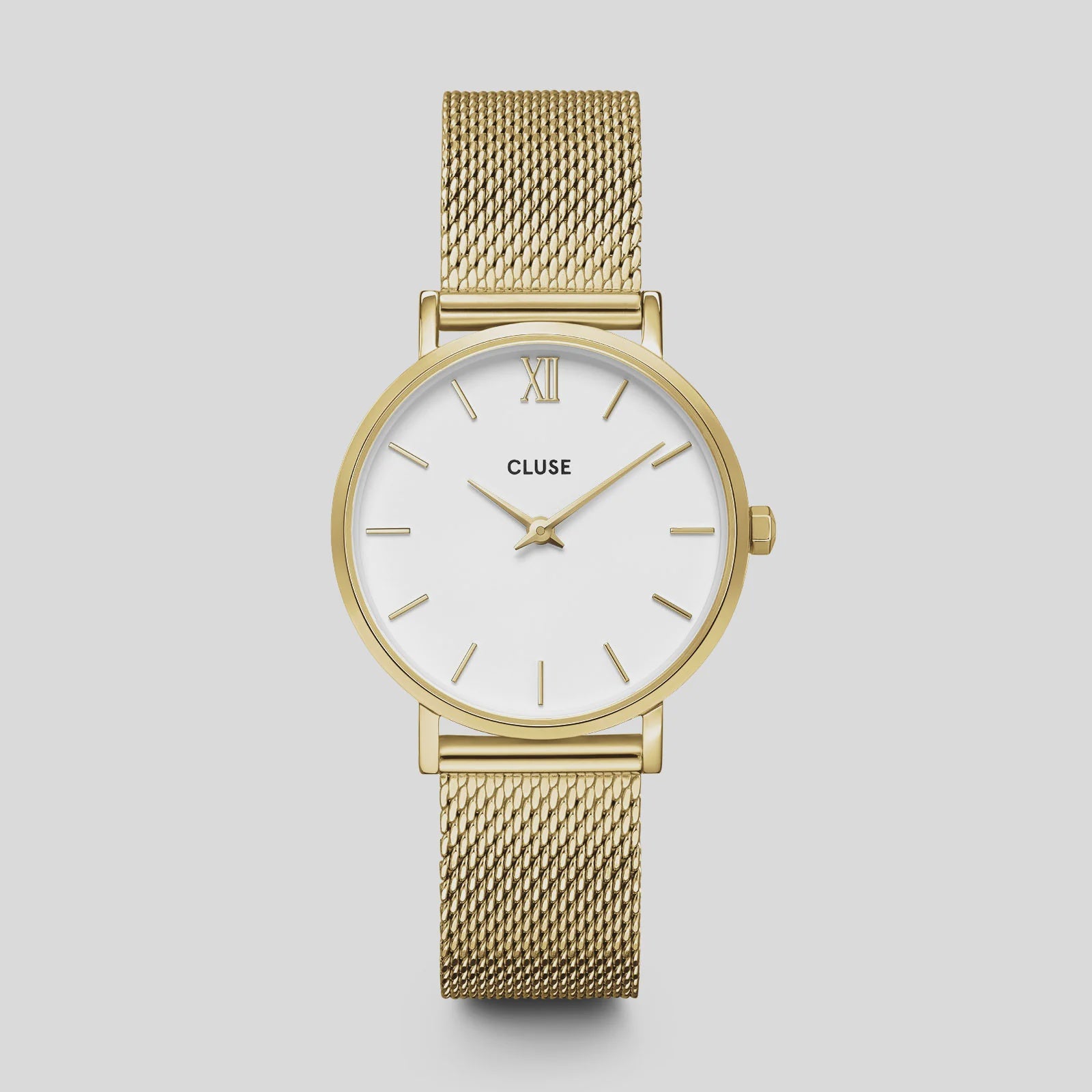 Cluse Minuit Mesh Gold/White CW0101203007