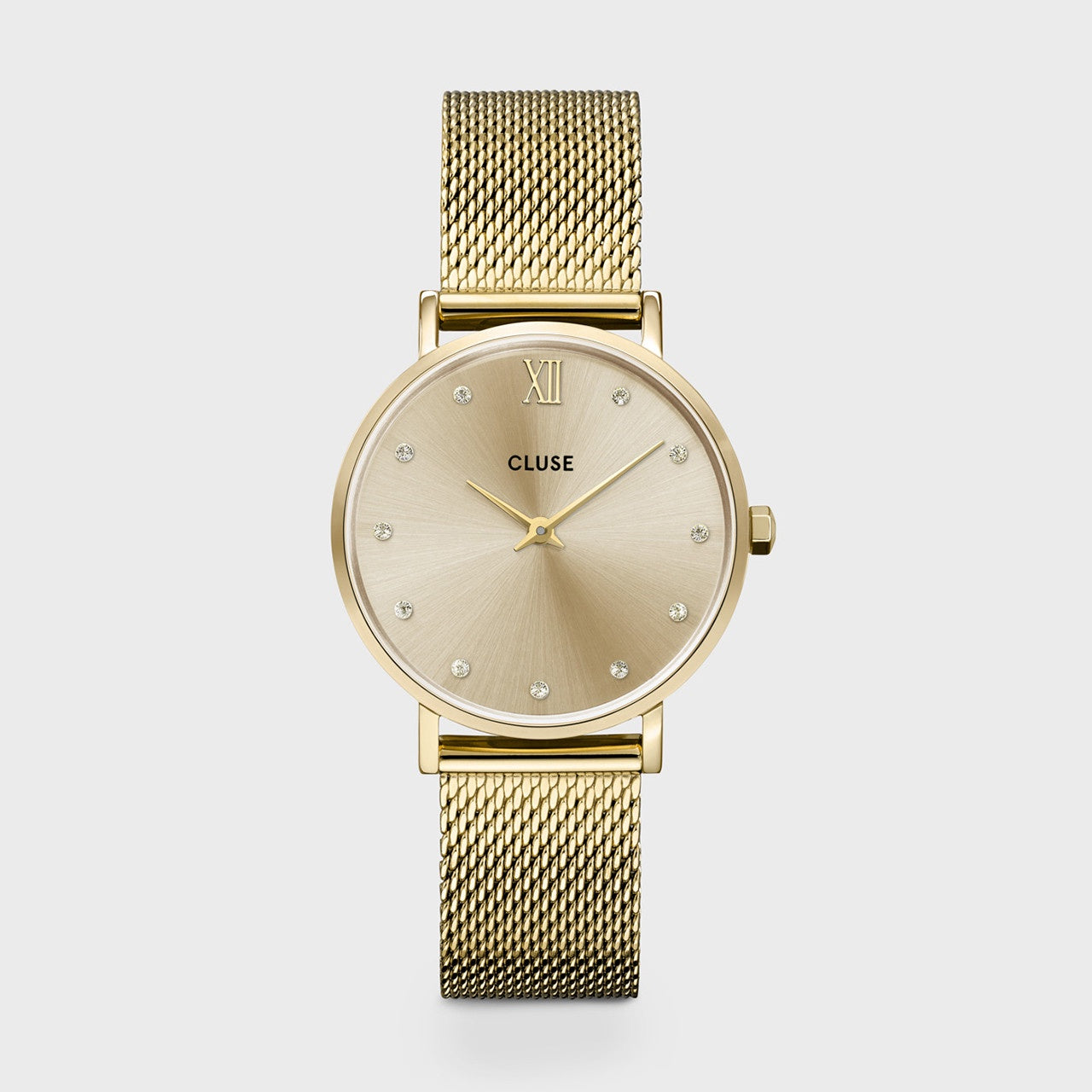 CLUSE Minuit Mesh Crystals, Full Gold CW10204